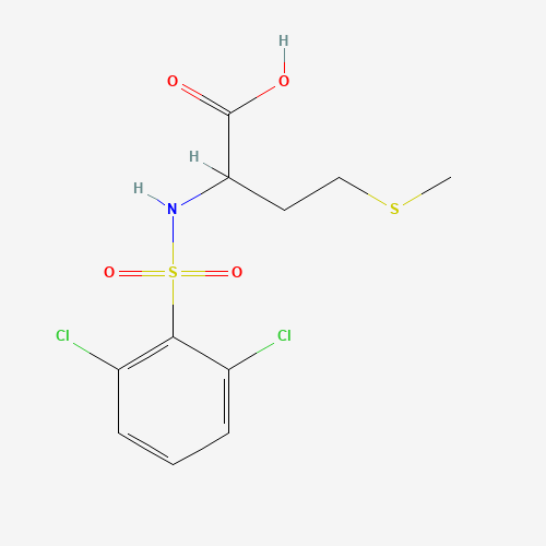 2-{[(2,6-dichlorophenyl)sulfonyl]amino}-4-(methylthio)butanoic acid