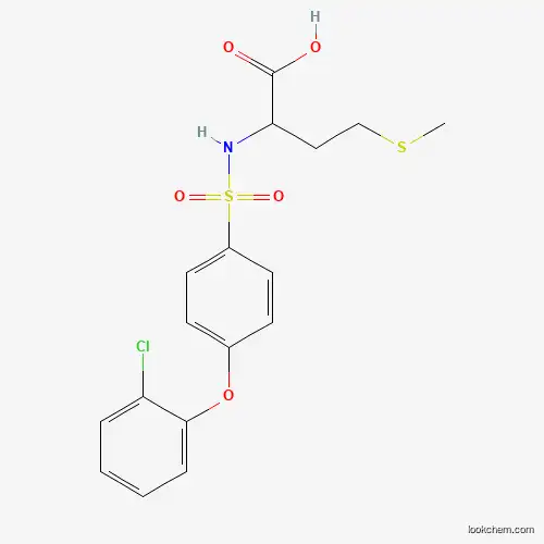 Molecular Structure of 1009715-74-5 (((4-(2-Chlorophenoxy)phenyl)sulfonyl)methionine)