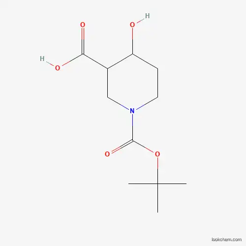 1-(tert-butoxycarbonyl)-4-hydroxypiperidine-3-carboxylic acid