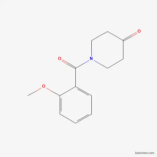1-(2-methoxybenzoyl)piperidin-4-one