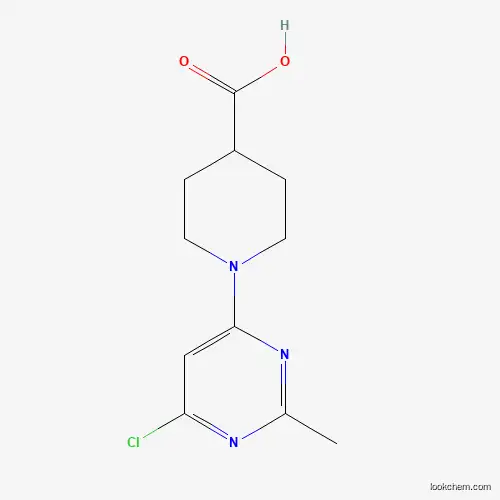 1-(6-chloro-2-methyl-4-pyrimidinyl)-4-piperidinecarboxylic acid