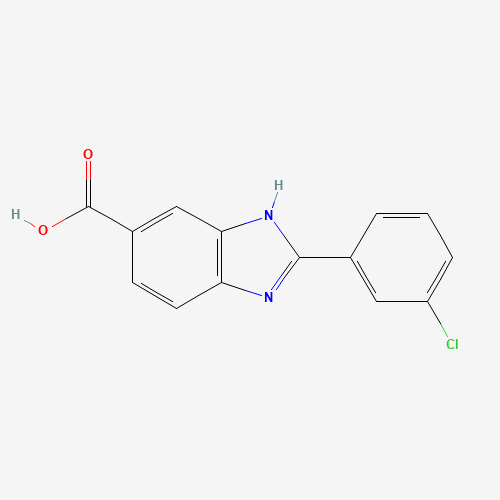 2-(3-Chloro-phenyl)-1H-benzimidazole-5-carboxylic acid