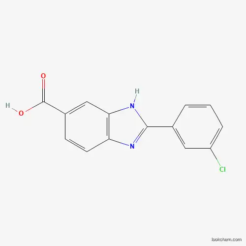 2-(3-Chloro-phenyl)-1H-benzimidazole-5-carboxylic acid