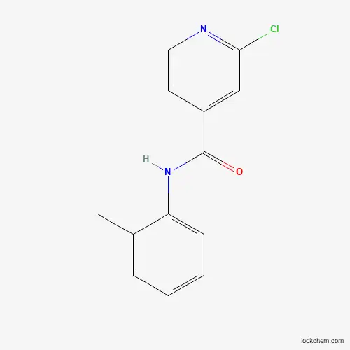 Molecular Structure of 1019372-98-5 (2-Chloro-N-(2-methylphenyl)pyridine-4-carboxamide)