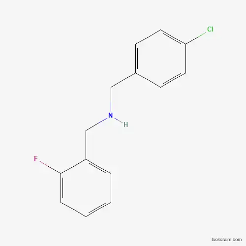 Molecular Structure of 1019486-97-5 (N-(4-Chlorobenzyl)-2-fluorobenzylamine)