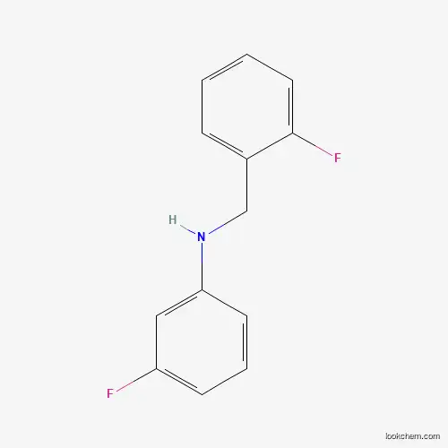 Molecular Structure of 1019518-40-1 (3-Fluoro-N-(2-fluorobenzyl)aniline)