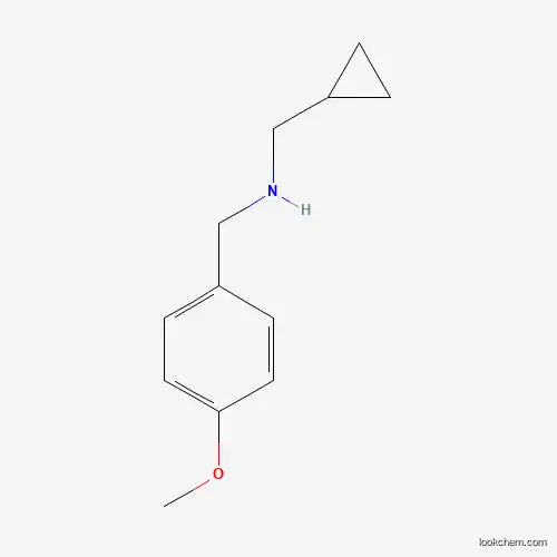 Molecular Structure of 1019611-33-6 ((Cyclopropylmethyl)[(4-methoxyphenyl)methyl]amine)