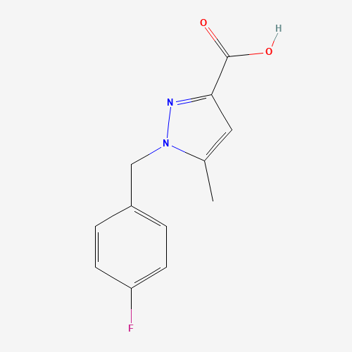 1-(4-FLUOROBENZYL)-5-METHYL-1H-PYRAZOLE-3-CARBOXYLIC ACID