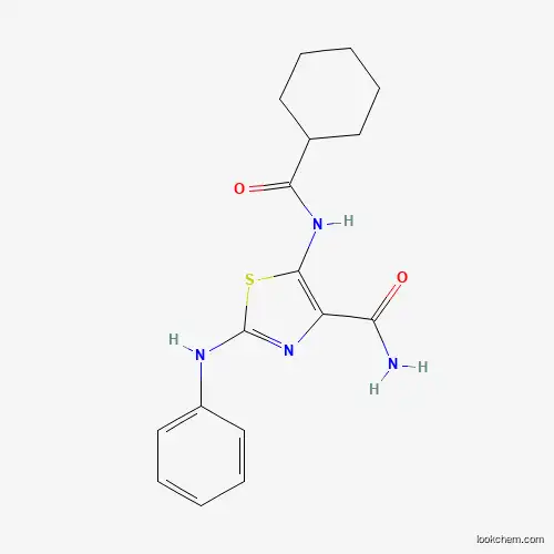 5-(cyclohexane formamide)-2-(phenylamino-thiazole-4-formamide