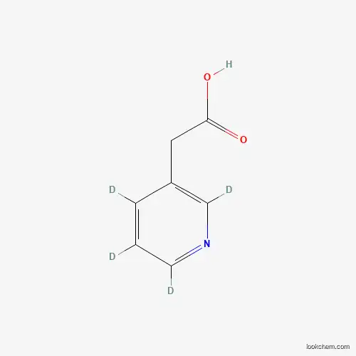 Molecular Structure of 1035439-74-7 (3-Pyridine-d4-acetic Acid)