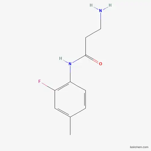 N~1~-(2-fluoro-4-methylphenyl)-beta-alaninamide(SALTDATA: HCl)