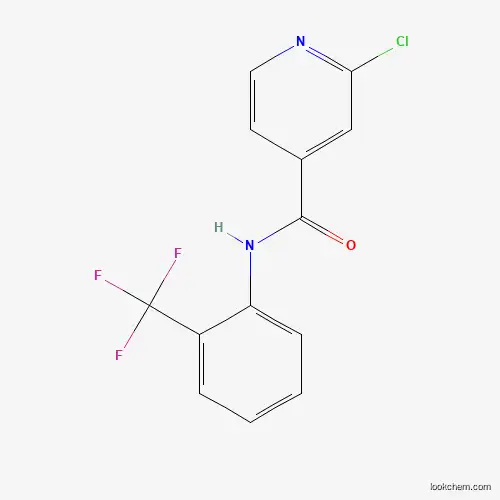 Molecular Structure of 1040055-59-1 (2-chloro-N-(2-(trifluoromethyl)phenyl)isonicotinamide)