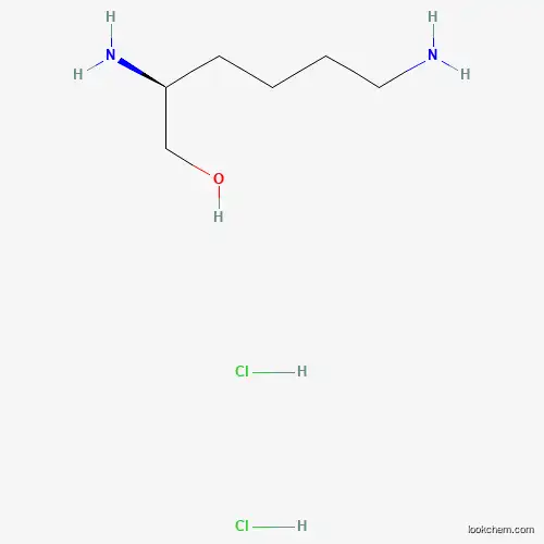 Molecular Structure of 1041055-24-6 ((S)-2,6-Diaminohexan-1-ol dihydrochloride)