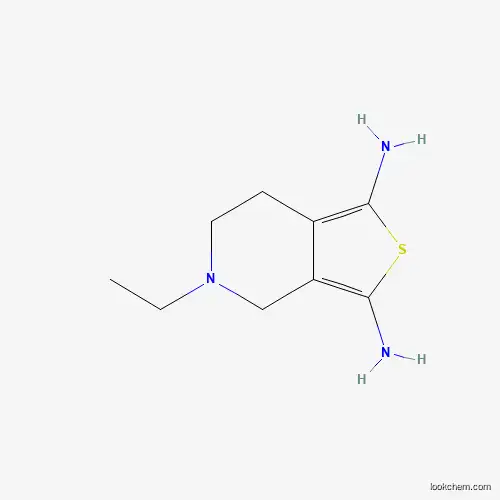 Molecular Structure of 104617-80-3 (5-Ethyl-4,5,6,7-tetrahydrothieno[3,4-c]pyridine-1,3-diamine)