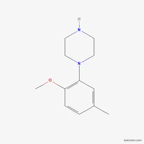 Molecular Structure of 105105-33-7 (1-(2-Methoxy-5-methylphenyl)piperazine)