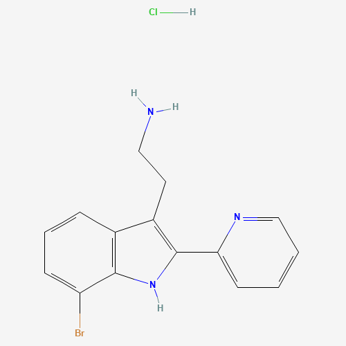 2-(7-BROMO-2-PYRIDIN-2-YL-1H-INDOL-3-YL)-ETHYLAMINE HYDROCHLORIDE