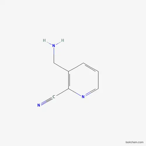 Molecular Structure of 1060812-11-4 (3-(Aminomethyl)picolinonitrile)