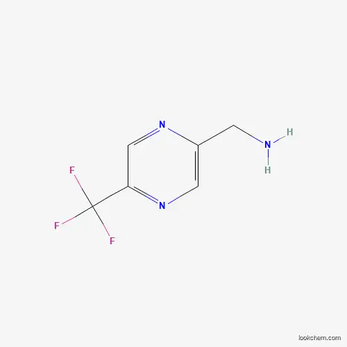 Molecular Structure of 1060812-71-6 ((5-(Trifluoromethyl)pyrazin-2-YL)methanamine)