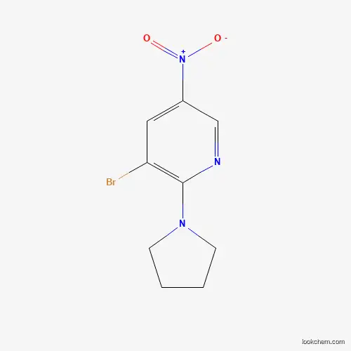 3-Bromo-5-nitro-2-(pyrrolidin-1-yl)pyridine