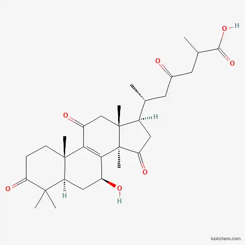 Molecular Structure of 108340-60-9 (Ganoderic Acid D)