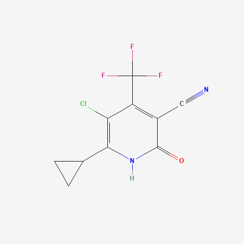 5-chloro-6-cyclopropyl-2-hydroxy-4-(trifluoromethyl)nicotinonitrile