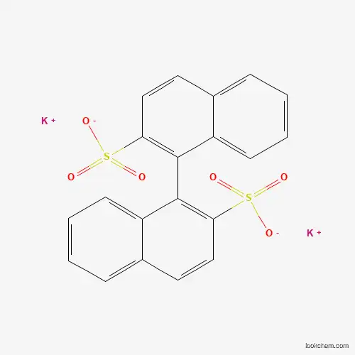 Molecular Structure of 1092934-19-4 (Dipotassium (R)-1,1'-Binaphthyl-2,2'-disulfonate)