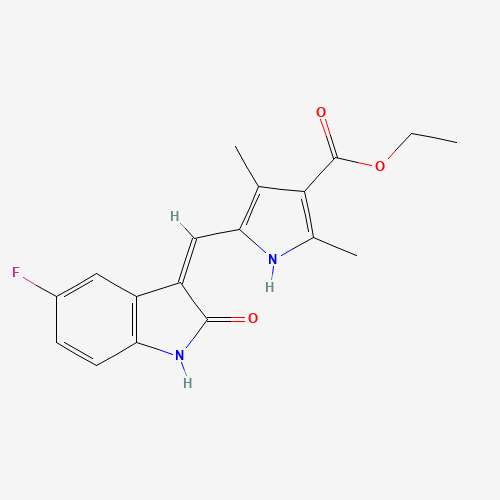 (Z)-ethyl 5-((5-fluoro-2-oxoindolin-3-ylidene)Methyl)-2,4-diMethyl-1H-pyrrole-3-carboxylate