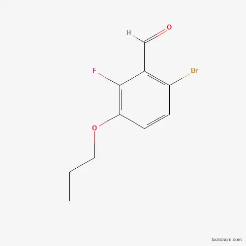 6-BROMO-2-FLUORO-3-PROPOXYBENZALDEHYDE