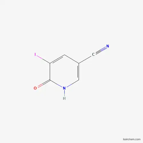 Molecular Structure of 1135283-36-1 (6-Hydroxy-5-iodonicotinonitrile)