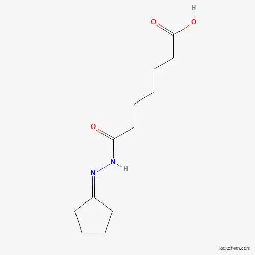 Molecular Structure of 1136466-93-7 (7-(2-Cyclopentylidenehydrazinyl)-7-oxoheptanoic acid)