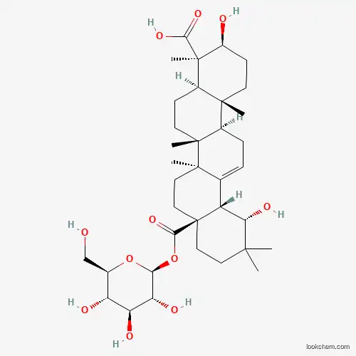 Molecular Structure of 1137648-52-2 (Ilexhainanoside D)