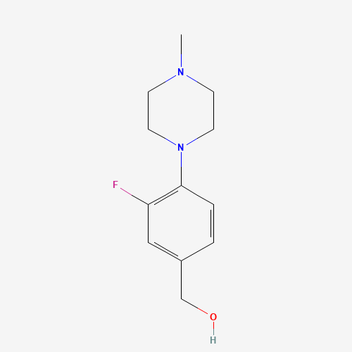 (3-fluoro-4-(4-methylpiperazin-1-yl)phenyl)methanol