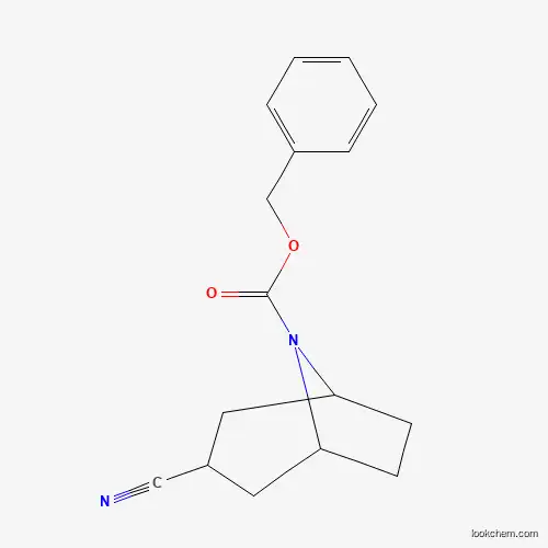 Molecular Structure of 1159825-53-2 (Benzyl 3-cyano-8-azabicyclo[3.2.1]octane-8-carboxylate)