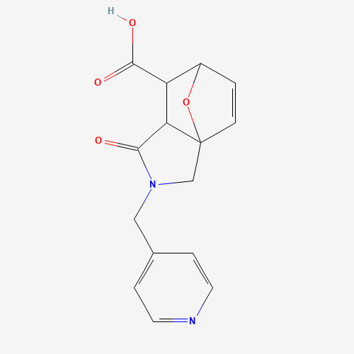 4-OXO-3-PYRIDIN-4-YLMETHYL-10-OXA-3-AZA-TRICYCLO[5.2.1.0(1,5)]DEC-8-ENE-6-CARBOXYLIC ACID
