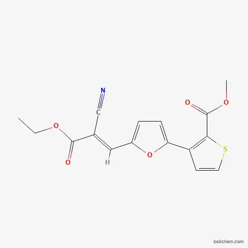 METHYL 3-[5-(2-CYANO-3-ETHOXY-3-OXO-1-PROPENYL)-2-FURYL]-2-THIOPHENECARBOXYLATE