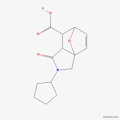 3-CYCLOPENTYL-4-OXO-10-OXA-3-AZA-TRICYCLO[5.2.1.0(1,5)]DEC-8-ENE-6-CARBOXYLIC ACID