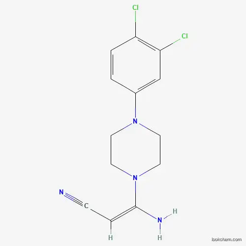 3-AMINO-3-[4-(3,4-DICHLOROPHENYL)PIPERAZINO]ACRYLONITRILE