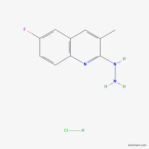 6-Fluoro-2-hydrazino-3-methylquinoline hydrochloride