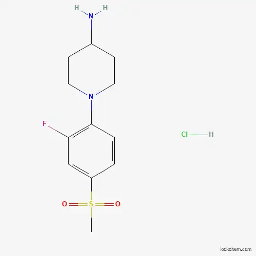 N-[2-FLUORO-4-(METHYLSULFONYL)PHENYL]PIPERIDIN-4-AMINE HYDROCHLORIDE