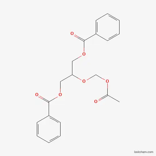 Molecular Structure of 1185159-39-0 (2-(Acetoxymethoxy)-1,3-propanediyl dibenzoate)