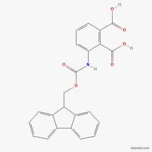 Molecular Structure of 1185300-97-3 (Fmoc-3-aminobenzene-1,2-dicarboxylic acid)