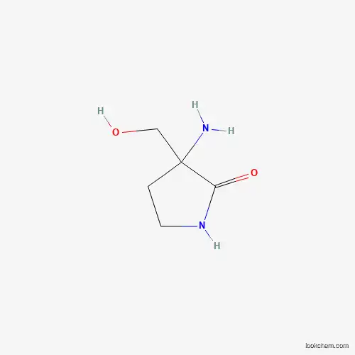 Molecular Structure of 118776-33-3 (3-Amino-3-(hydroxymethyl)pyrrolidin-2-one)
