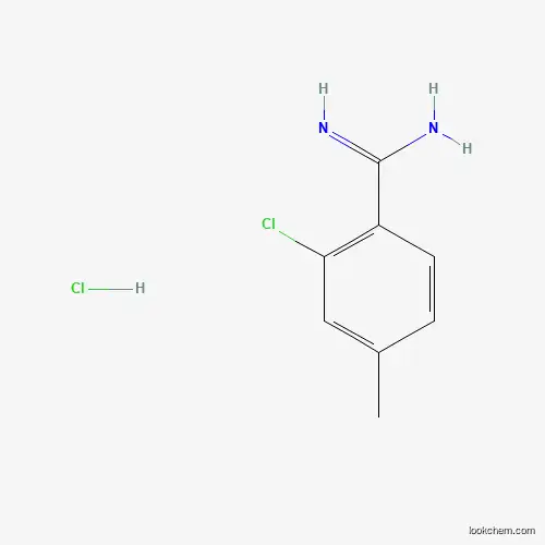Molecular Structure of 1187929-09-4 (2-Chloro-4-methyl-benzamidine hydrochloride)