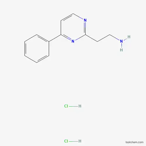 Molecular Structure of 1187930-50-2 (2-(4-Phenyl-pyrimidin-2-YL)-ethylamine dihydrochloride)