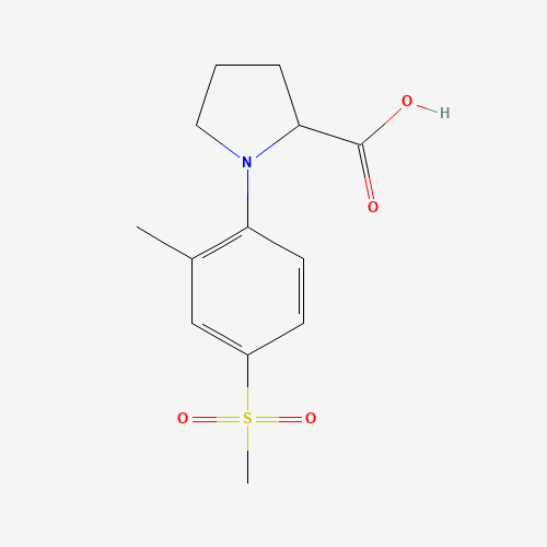 1-[(2-METHYL-4-METHYLSULFONYL)PHENYL]PYRROLIDINE-2-CARBOXYLIC ACID