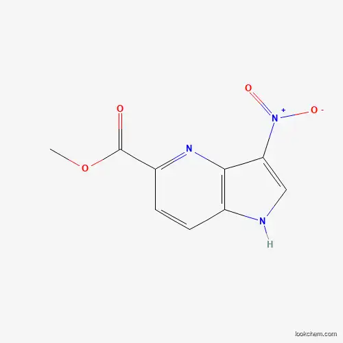 3-Nitro-4-azaindole-5-carboxylic acid methyl ester