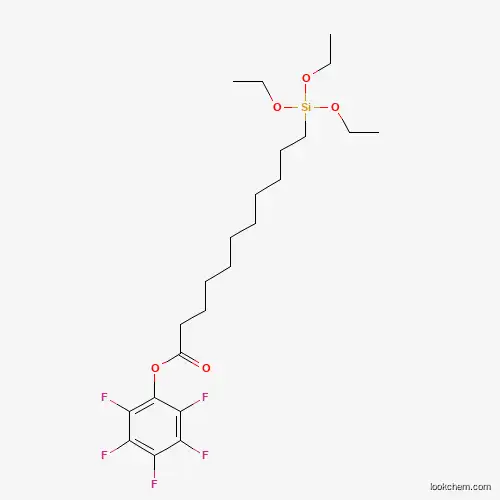 Molecular Structure of 1197981-08-0 (10-(Pentafluorophenoxycarbonyl)decyltriethoxysilane)