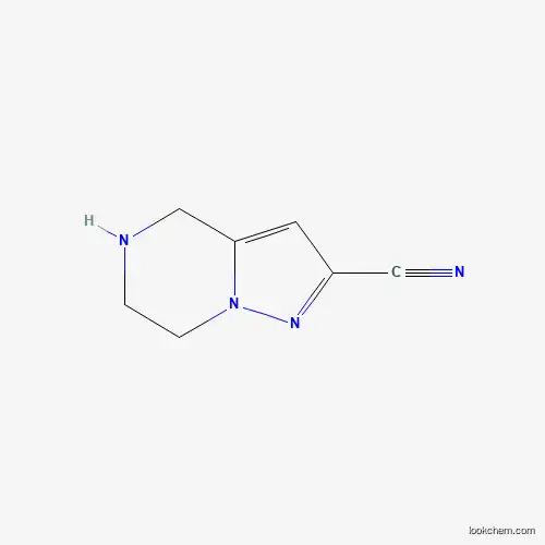 4,5,6,7-tetrahydropyrazolo[1,5-a]pyrazine-2-carbonitrile(SALTDATA: HCl)