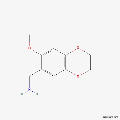 1-(7-methoxy-2,3-dihydro-1,4-benzodioxin-6-yl)methanamine(SALTDATA: HCl)