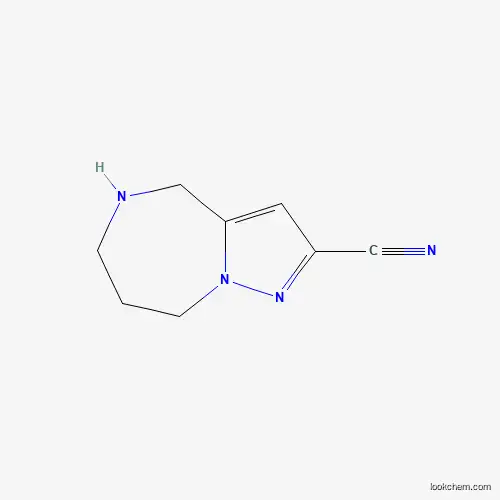 5,6,7,8-tetrahydro-4H-pyrazolo[1,5-a][1,4]diazepine-2-carbonitrile(SALTDATA: HCl)